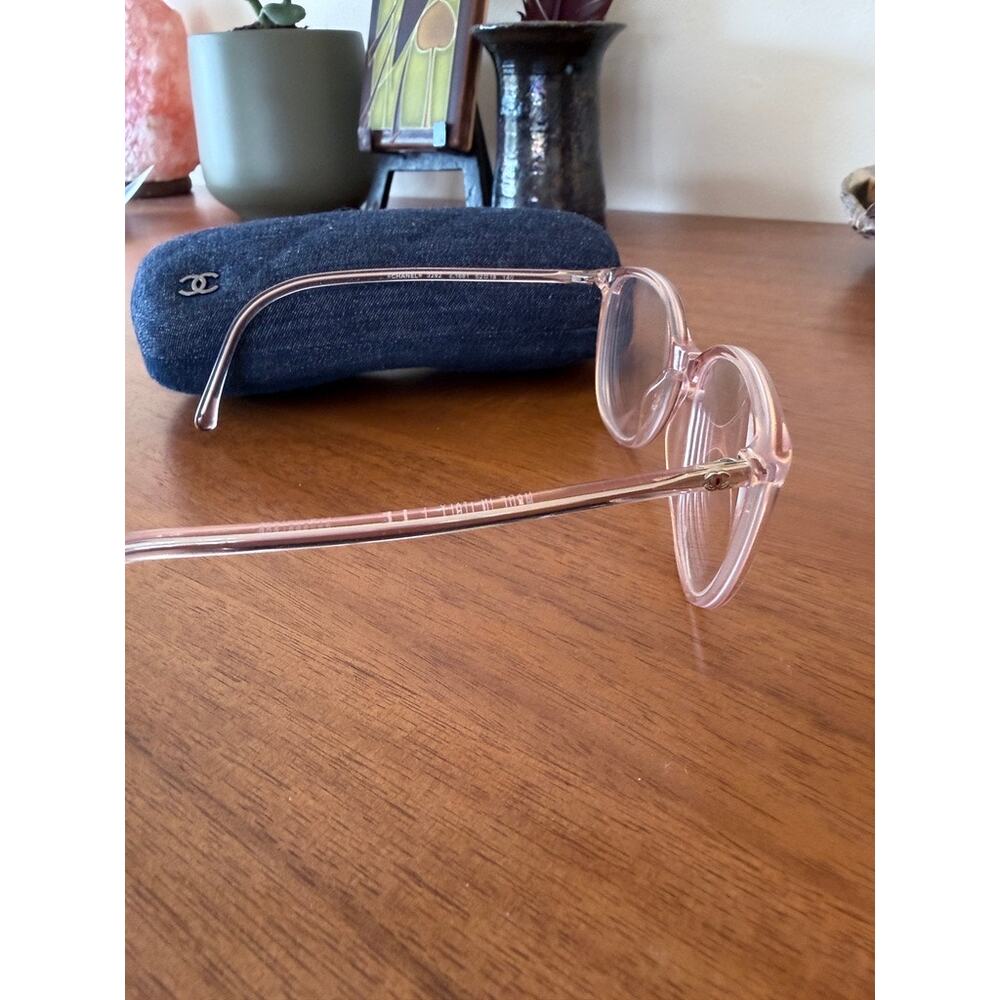 Chanel CH3262 Eyeglasses Pink Clear Frame 52-18-140 w Case - Picture 2 of 8